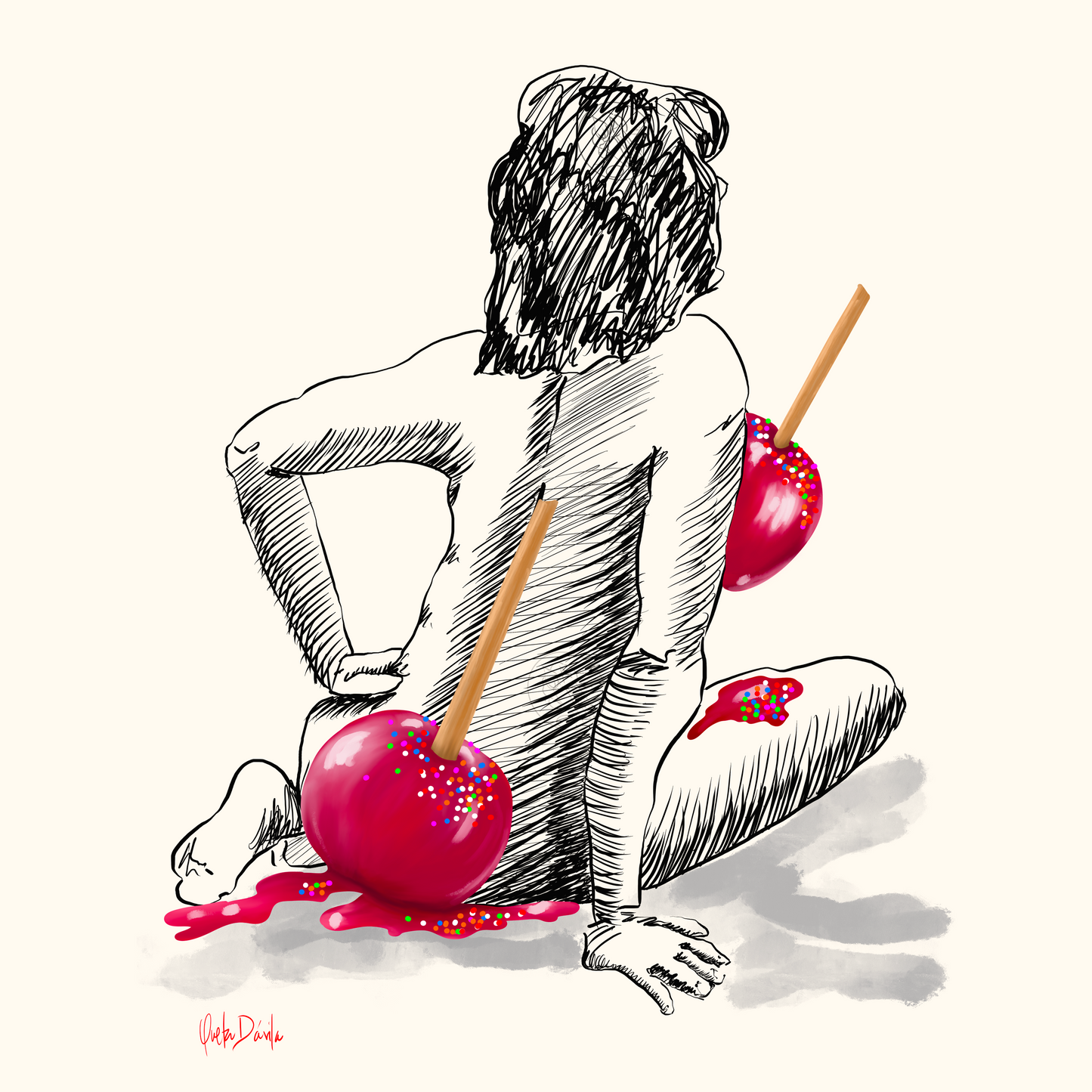 Manzanas Acarameladas - Digital